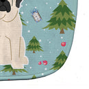Christmas Mastiff White Baby Bib Easy-Clean Baby Bib Baby Feeding Accessory Baby Mealtime Essential, 10 x 13, Multicolor