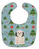 Christmas Lowchen Baby Bib Easy-Clean Baby Bib Baby Feeding Accessory Baby Mealtime Essential, 10 x 13, Multicolor