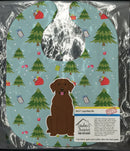 Christmas Chocolate Labrador Baby Bib Easy-Clean Baby Bib Baby Feeding Accessory Baby Mealtime Essential, 10 x 13, Multicolor