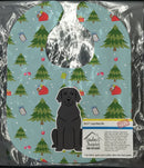 Christmas Black Labrador Baby Bib Easy-Clean Baby Bib Baby Feeding Accessory Baby Mealtime Essential, 10 x 13, Multicolor