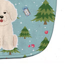 Christmas Bichon Frise Baby Bib Easy-Clean Baby Bib Baby Feeding Accessory Baby Mealtime Essential, 10 x 13, Multicolor
