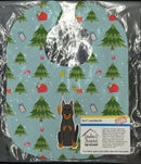 Christmas Beauce Shepherd Dog Baby Bib Easy-Clean Baby Bib Baby Feeding Accessory Baby Mealtime Essential, 10 x 13, Multicolor