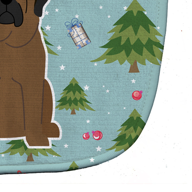 Christmas Bullmastiff Baby Bib BB4744BIB
