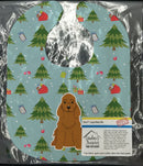 Christmas Cocker Spaniel Red Baby Bib Easy-Clean Baby Bib Baby Feeding Accessory Baby Mealtime Essential, 10 x 13, Multicolor