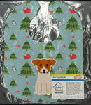 Christmas Jack Russell Terrier Baby Bib Easy-Clean Baby Bib Baby Feeding Accessory Baby Mealtime Essential, 10 x 13, Multicolor