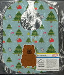 Christmas Chow Chow Red Baby Bib Easy-Clean Baby Bib Baby Feeding Accessory Baby Mealtime Essential, 10 x 13, Multicolor