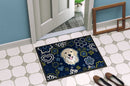 Blue Flowers Golden Retriever Doormat - 24x36 Decorative Floor Mat – Indoor/Outdoor Rug with Artistic Flair BB5056JMAT