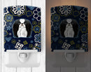 Blue Flowers Japanese Chin Ceramic Night Light BB5081CNL