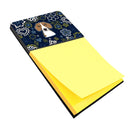 Blue Flowers Beagle Sticky Note Holder BB5090SN- Refiilable Desk Accessory Note Pad