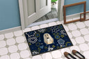 Blue Flowers Afghan Hound Doormat - 24x36 Decorative Floor Mat – Indoor/Outdoor Rug with Artistic Flair BB5095JMAT