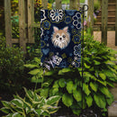 Blue Flowers Chihuahua Garden Flag - Outdoor Decorative Yard Flag BB5102GF