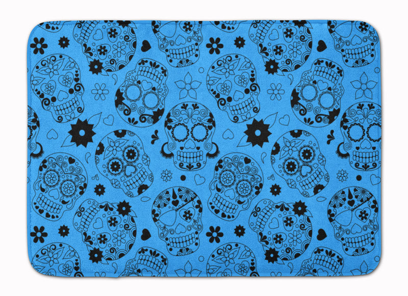 Day of the Dead Red Machine Washable Memory Foam Mat BB5120RUG