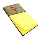 Day of the Dead Indian Skull  Watercolor Sticky Note Holder Refillable Dispenser Desk Accessory 3x3 Pad Gift