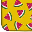 Watermelon on Yellow Dish Drying Mat Absorbent Dish Drying Mat Pad for Kitchen Counter Dish Drainer Mat for Countertop, 14 x 21", Multicolor