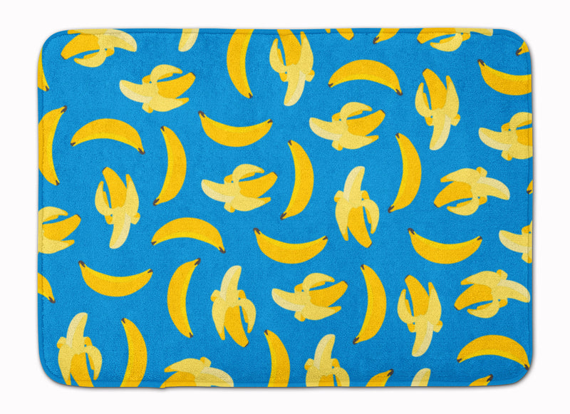 Bananas on Blue Machine Washable Memory Foam Mat BB5149RUG