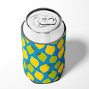 Lemons and Limes Can or Bottle Hugger Cooler Sleeve for Standard 12 oz Cans, Insulated Foam Beer & Soda Can Hugger Reusable