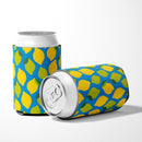 Lemons and Limes Can or Bottle Hugger Cooler Sleeve for Standard 12 oz Cans, Insulated Foam Beer & Soda Can Hugger Reusable