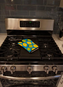 Lemons and Limes Oven Mitt Heat Resistant Thick Oven Mitt for Hot Pans and Oven, Kitchen Mitt Protect Hands, Cooking Baking Glove
