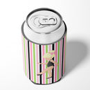 Ballerina Blonde Point Can or Bottle Hugger Cooler Sleeve for Standard 12 oz Cans, Insulated Foam Beer & Soda Can Hugger Reusable