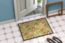Cheeses Doormat Indoor Outdoor 24H X 36W Front Door Mat Rugs for Entryway, Non Slip Washable Low Pile,