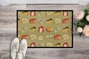Cheeses Doormat Indoor Outdoor 18H X 27W Front Door Mat Rugs for Entryway, Non Slip Washable