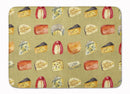 Cheeses Memory Foam Kitchen Mat Machine Washable Anti-Fatigue Cushion Comfort Bath or Kitchen Rug