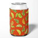 Lemons, Limes and Oranges Can or Bottle Hugger Cooler Sleeve for Standard 12 oz Cans, Insulated Foam Beer & Soda Can Hugger Reusable