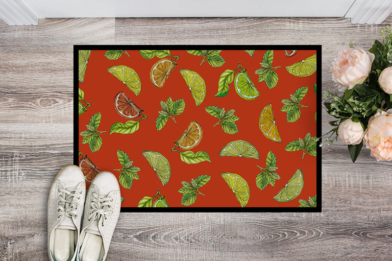 Lemons, Limes and Oranges Indoor or Outdoor Mat 18x27 BB5205MAT