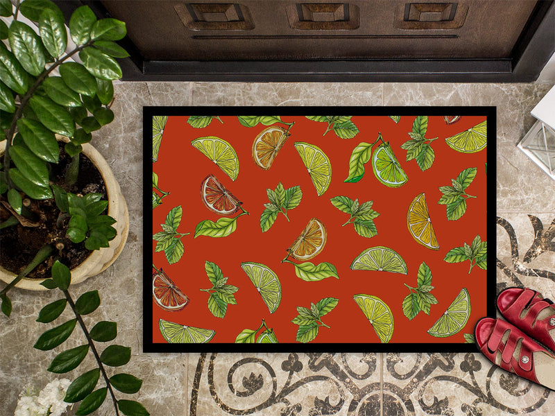 Lemons, Limes and Oranges Indoor or Outdoor Mat 18x27 BB5205MAT