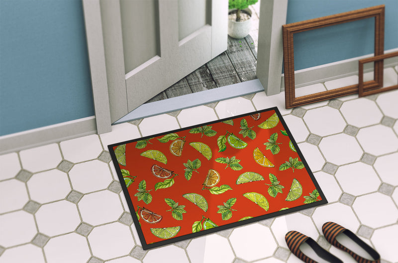 Lemons, Limes and Oranges Indoor or Outdoor Mat 18x27 BB5205MAT