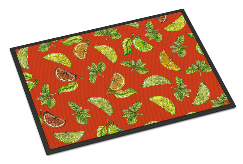 Lemons, Limes and Oranges Indoor or Outdoor Mat 18x27 BB5205MAT