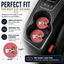 Jack Russell Terrier Set of 2 Cup Holder Car Coasters Absorbent Round Sandstone Coasters Gifts for Men or Women, 2.5, Multicolor