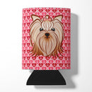 Yorkie Yorkishire Terrier Can or Bottle Hugger Cooler Sleeve for Standard 12 oz Cans, Insulated Foam Beer & Soda Can Hugger Reusable