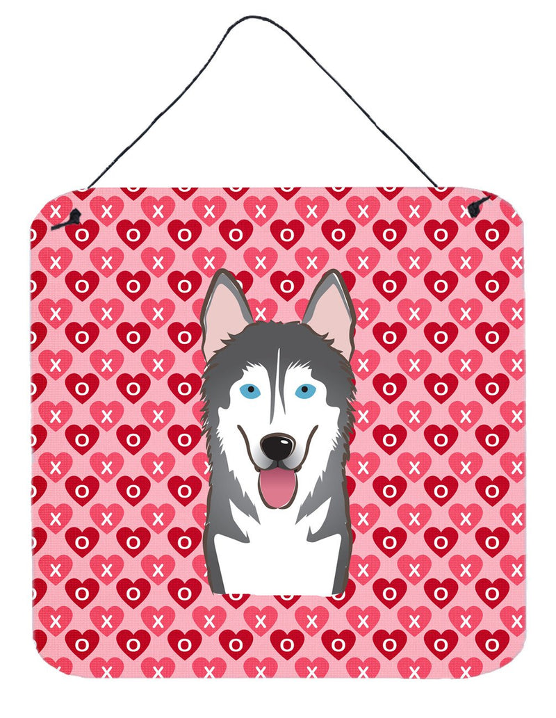 Alaskan Malamute Hearts Wall or Door Hanging Prints BB5288DS66