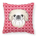 Pekingese Decorative Throw Pillow 18x18 Indoor Outdoor Accent Cushion, Fabric Cover with Insert for Sofa, Bed, Porch & Living Room