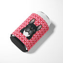 French Bulldog Can or Bottle Hugger Cooler Sleeve for Standard 12 oz Cans, Insulated Foam Beer & Soda Can Hugger Reusable