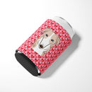 Borzoi Hearts Can or Bottle Hugger BB5298CC