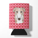 Borzoi Hearts Can or Bottle Hugger BB5298CC