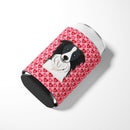 Border Collie Hearts Can or Bottle Hugger BB5311CC