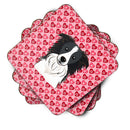 Border Collie Hearts Foam Coaster  BB5311FC