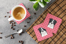 Border Collie Hearts Foam Coaster  BB5311FC