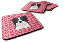 Border Collie Hearts Foam Coaster  BB5311FC