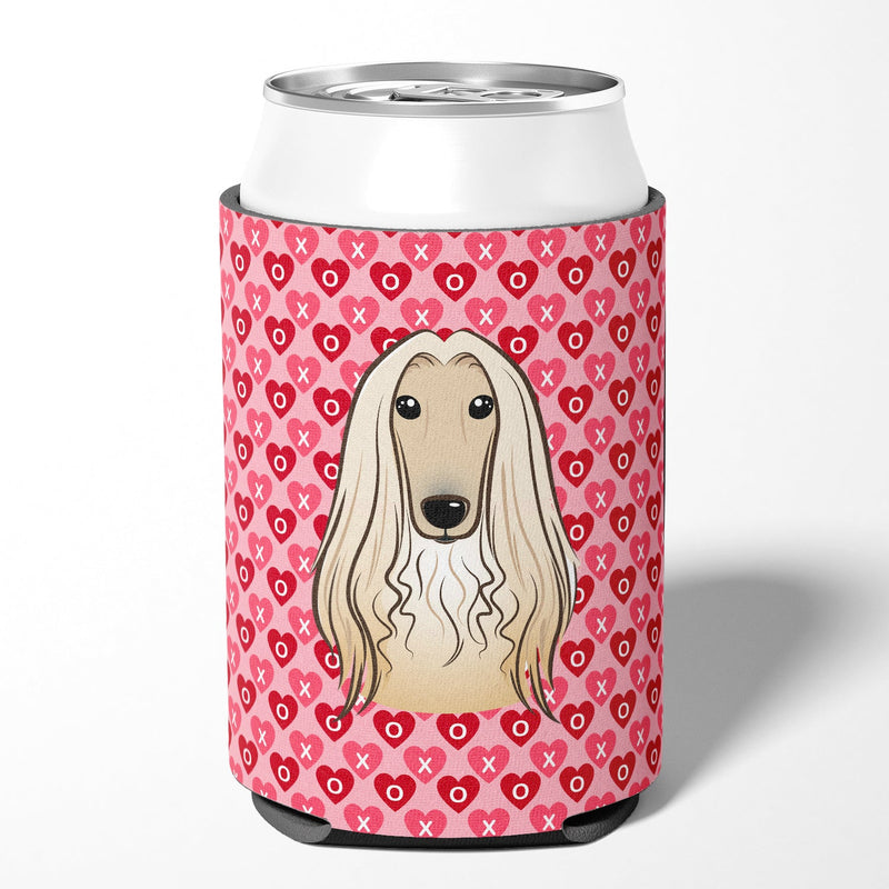 Afghan Hound Hearts Can or Bottle Hugger BB5314CC