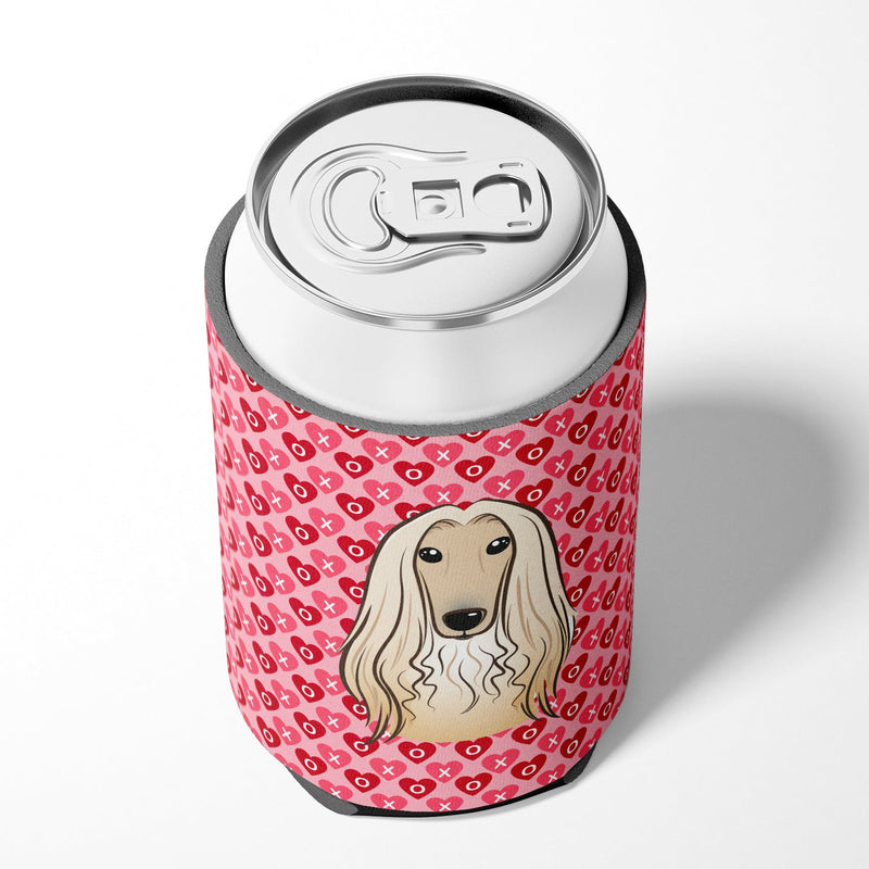 Afghan Hound Hearts Can or Bottle Hugger BB5314CC