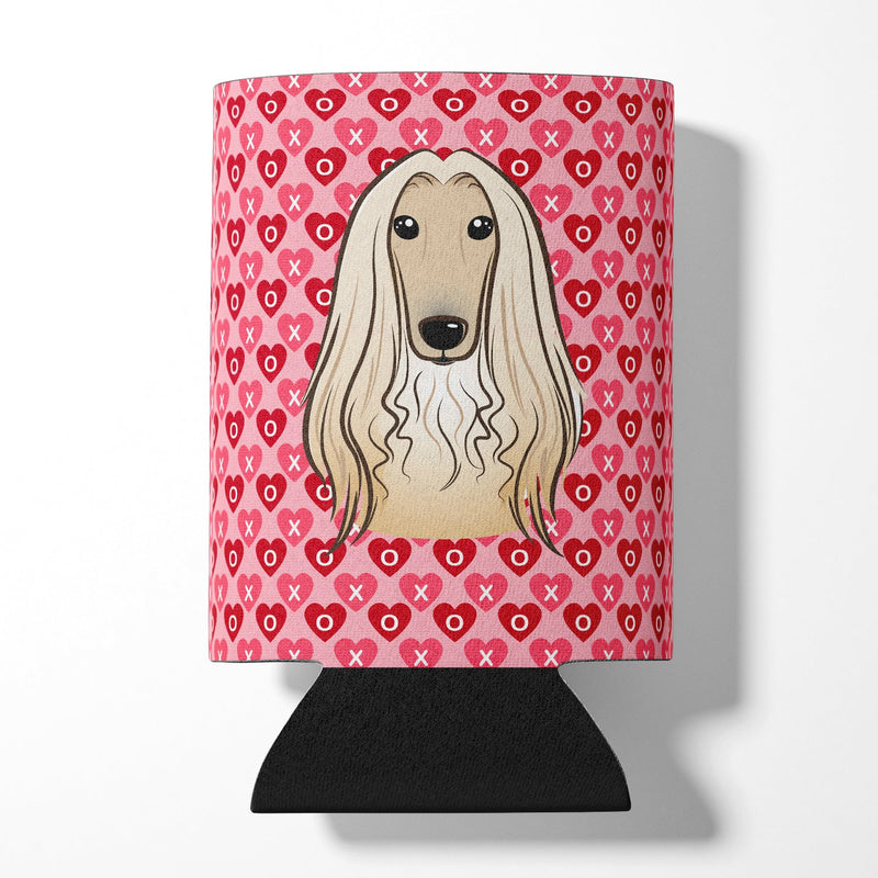 Afghan Hound Hearts Can or Bottle Hugger BB5314CC