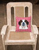 Saint Bernard Decorative Throw Pillow 18x18 Indoor Outdoor Accent Cushion, Fabric Cover with Insert for Sofa, Bed, Porch & Living Room
