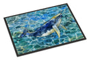 Humpback Whale Doormat Indoor Outdoor 18H X 27W Front Door Mat Rugs for Entryway, Non Slip Washable