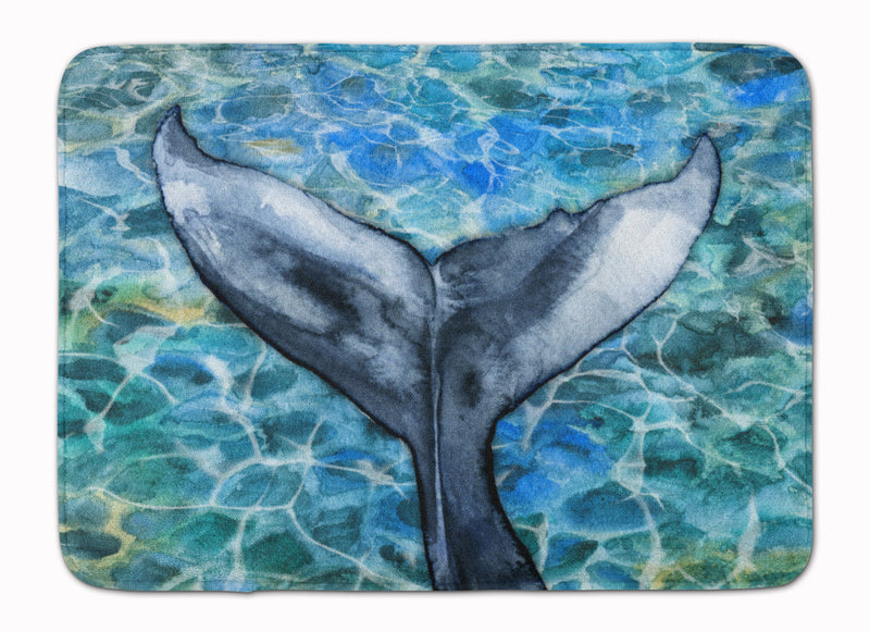 Whale Tail Machine Washable Memory Foam Mat BB5337RUG