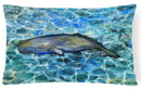Sperm Whale Cachalot Decorative Throw Pillow 12x16 Indoor Outdoor Accent Cushion, Fabric Cover with Insert for Sofa, Bed, Porch & Living Room