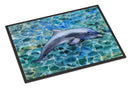 Dolphin Doormat Indoor Outdoor 18H X 27W Front Door Mat Rugs for Entryway, Non Slip Washable